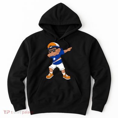 Dabbing Boy Marshall Islands Flag Dab Dance Hoodie