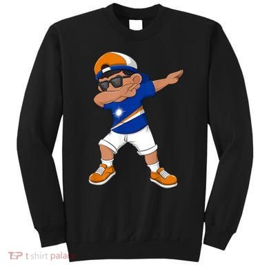 Dabbing Boy Marshall Islands Flag Dab Dance Sweatshirt