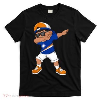 Dabbing Boy Marshall Islands Flag Dab Dance T-Shirt