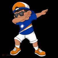 Dabbing Boy Marshall Islands Flag Dab Dance Ornament thumb 1