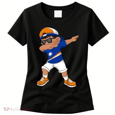 Dabbing Boy Marshall Islands Flag Dab Dance Women's T-Shirt