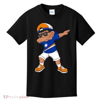 Dabbing Boy Marshall Islands Flag Dab Dance Kids T-Shirt