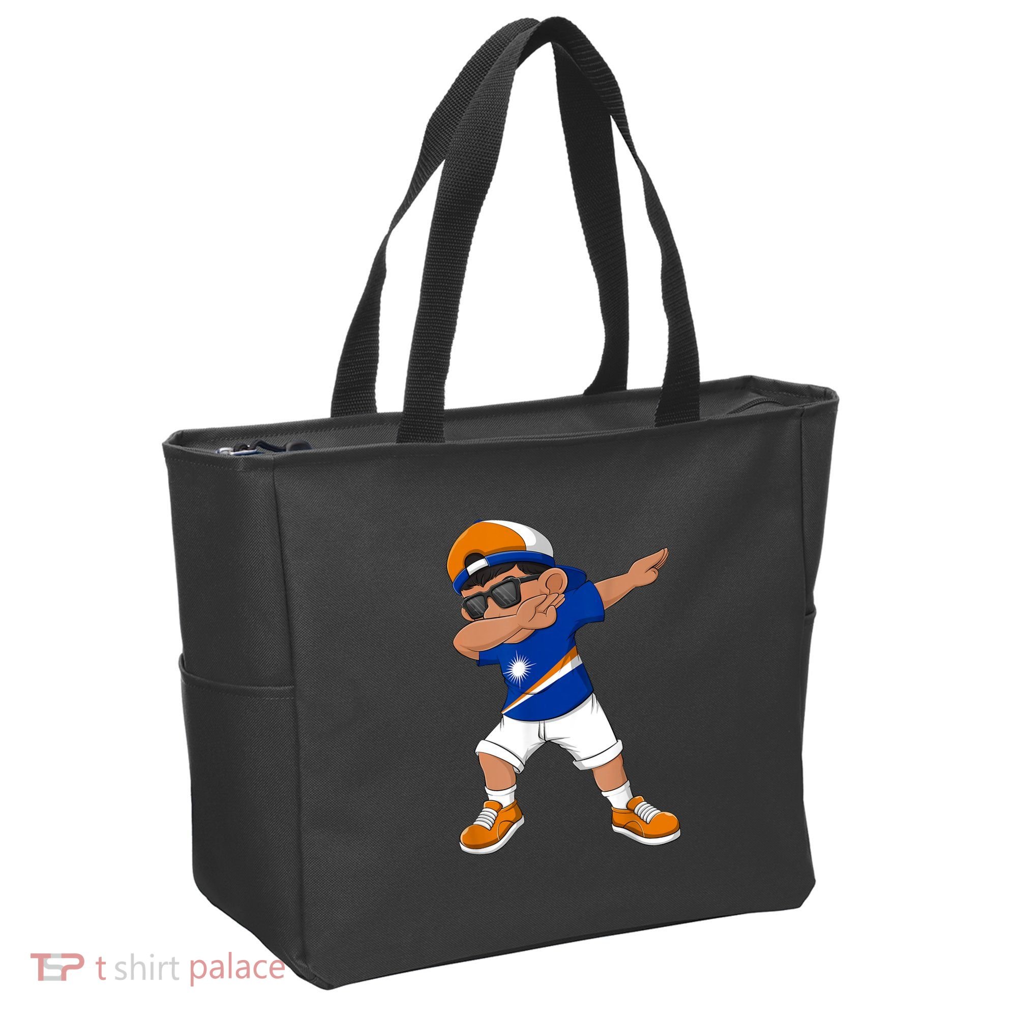 Dabbing Boy Marshall Islands Flag Dab Dance Tote Bag