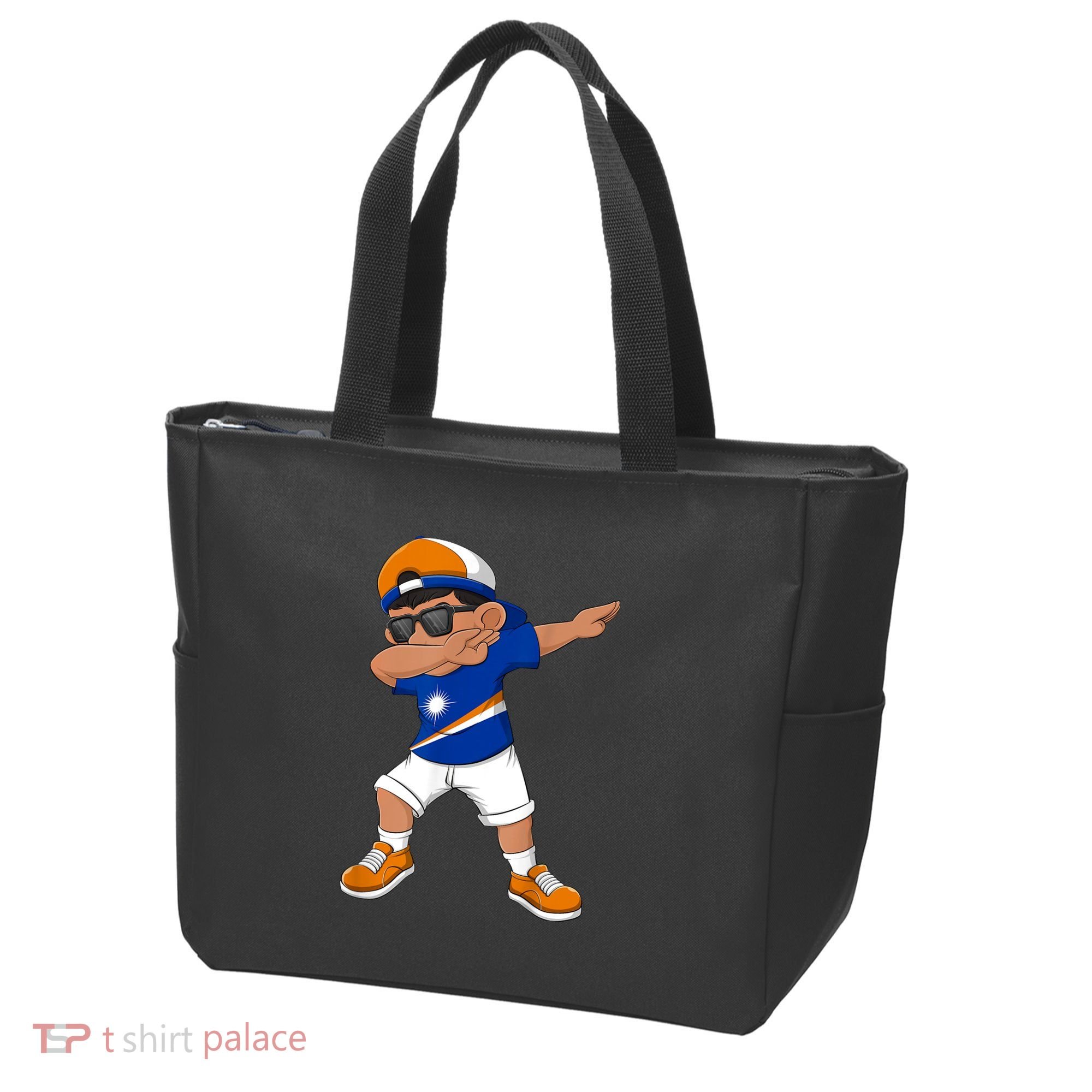 Dabbing Boy Marshall Islands Flag Dab Dance Tote Bag