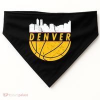 Denver Basketball Mile High 5280 Denver  USA-Made Doggie Bandana thumb 0