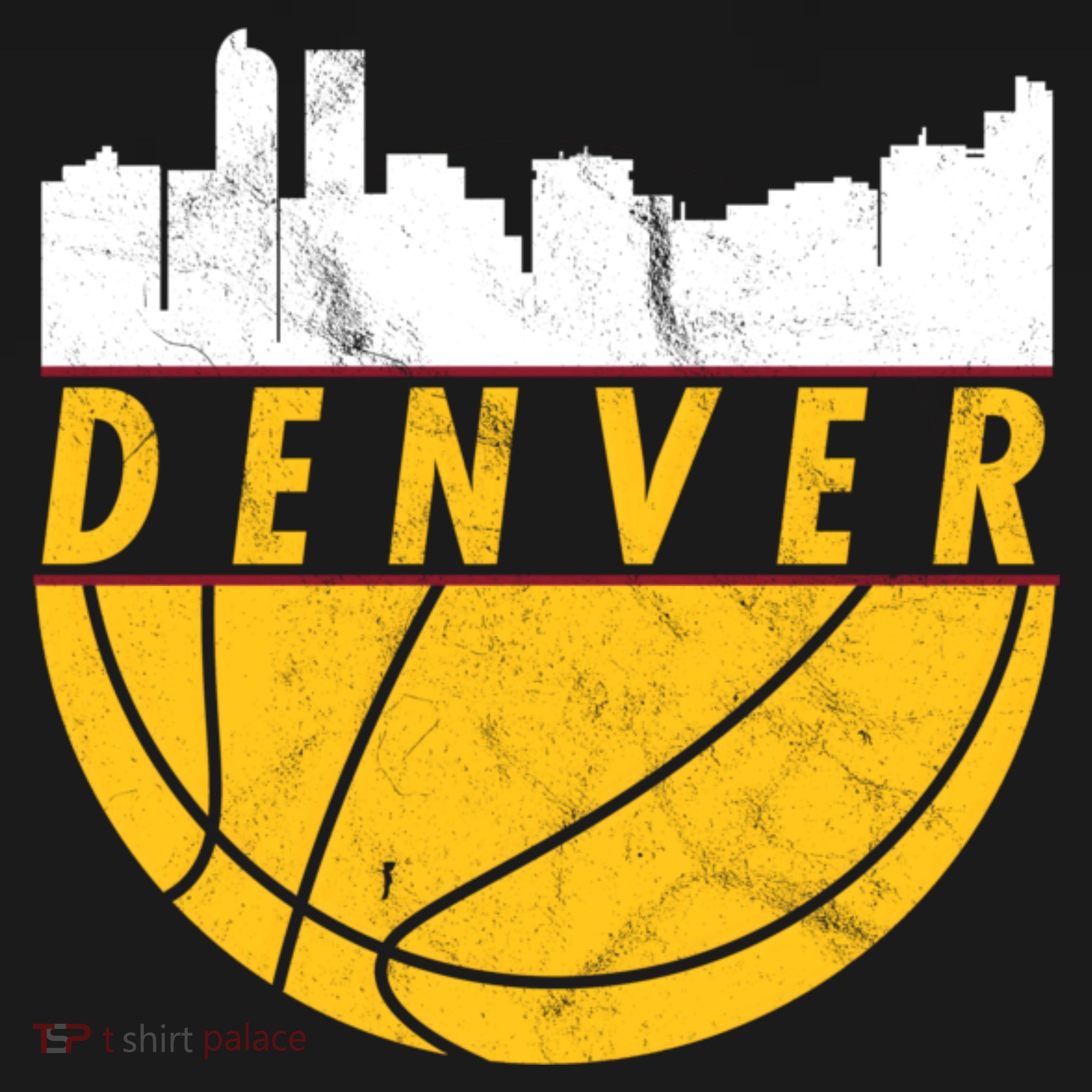 Denver Basketball Mile High 5280 Denver  Bucket Hat