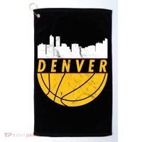 Denver Basketball Mile High 5280 Denver  Golf Towel thumb 0