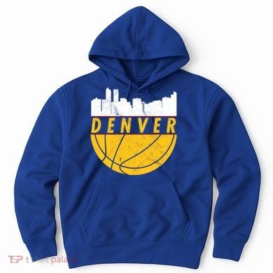 Denver Basketball Mile High 5280 Denver  Hoodie