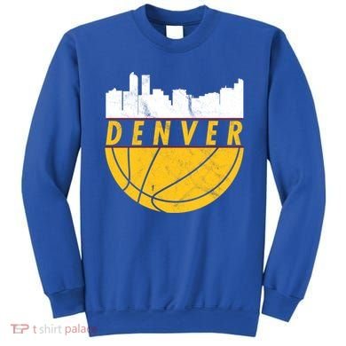 Denver Basketball Mile High 5280 Denver  Sweatshirt