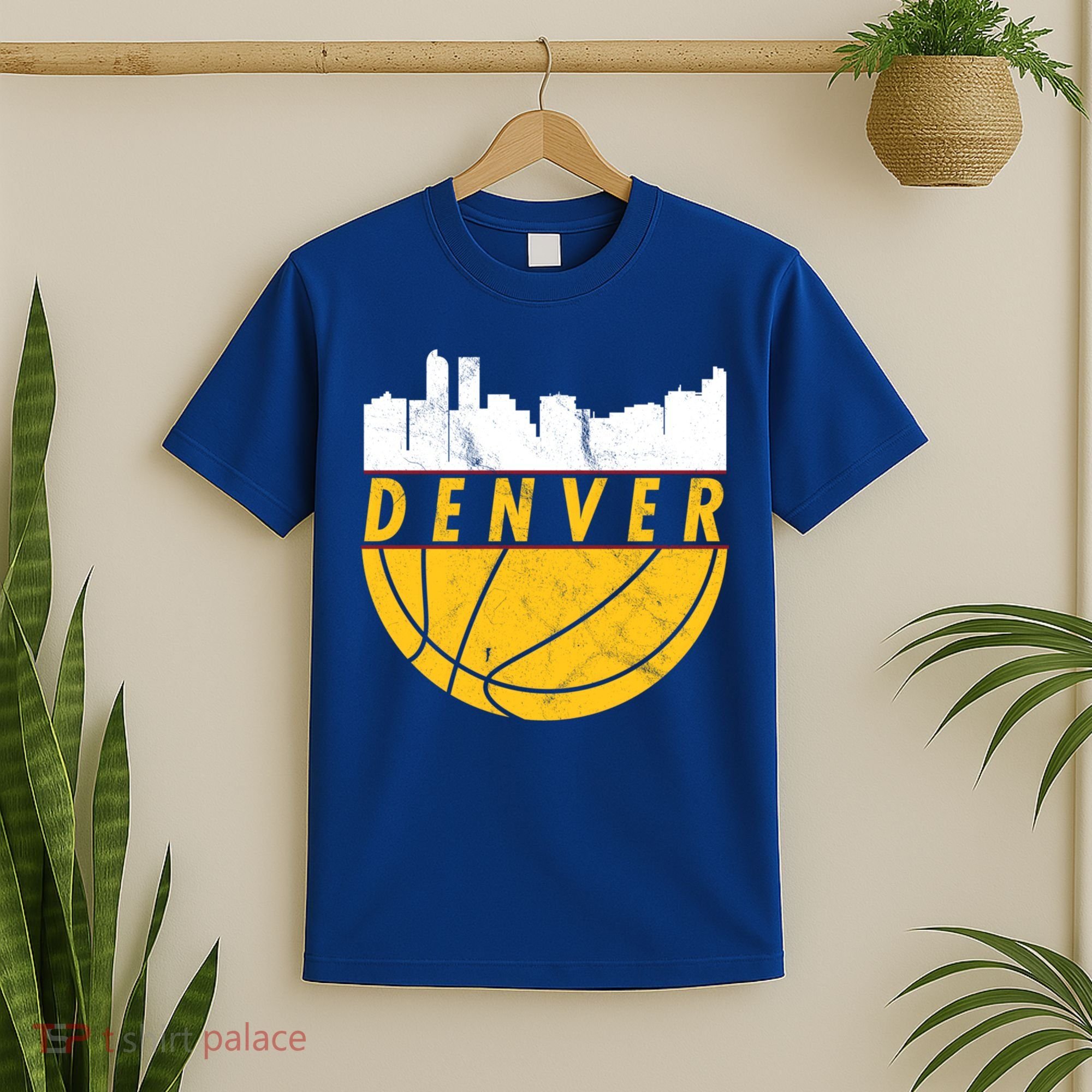 Denver Basketball Mile High 5280 Denver  T-Shirt