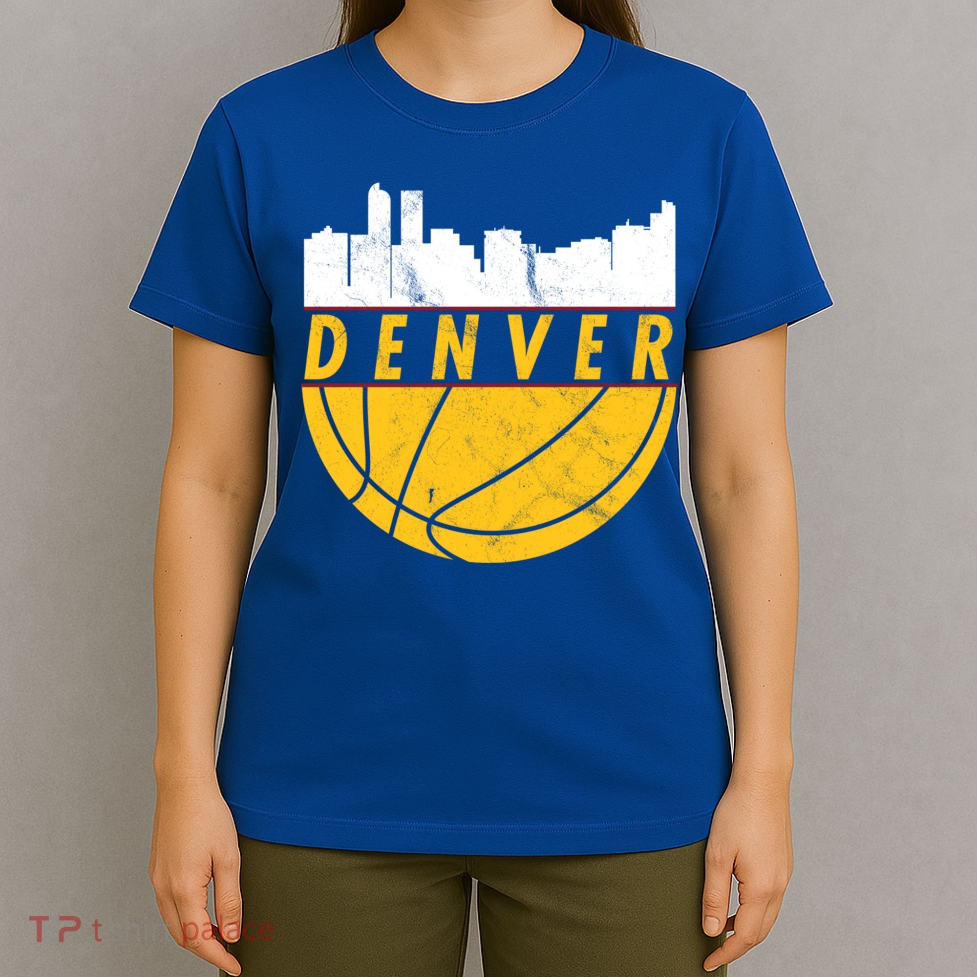 Denver Basketball Mile High 5280 Denver  T-Shirt
