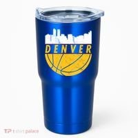 Denver Basketball Mile High 5280 Denver  Tumbler thumb 0