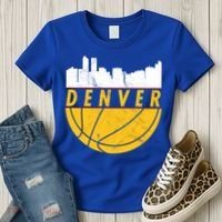 Denver Basketball Mile High 5280 Denver  Women's T-Shirt thumb 3