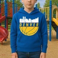 Denver Basketball Mile High 5280 Denver  Kids Hoodie thumb 2