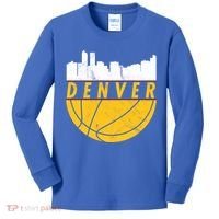 Denver Basketball Mile High 5280 Denver  Kids Long Sleeve Shirt thumb 0