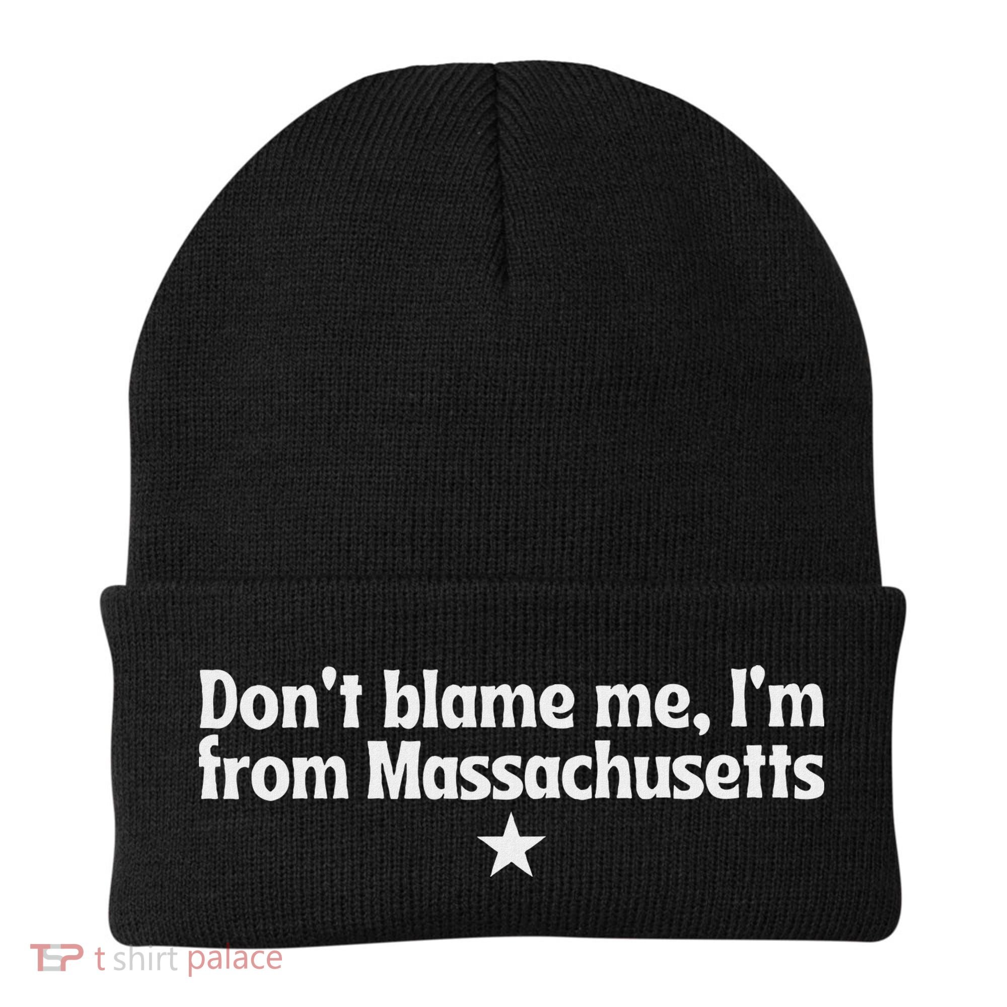 DonT Blame Me IM From Massachusetts Rights Feminist Beanie