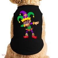 Dabbing Boy Mardi Gras Doggie Tank thumb 0