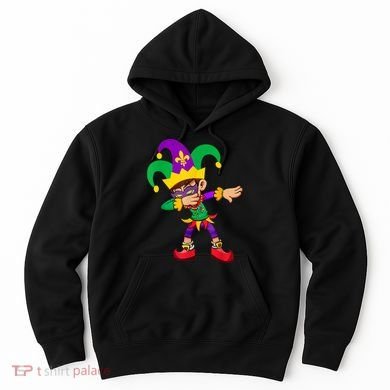 Dabbing Boy Mardi Gras Hoodie