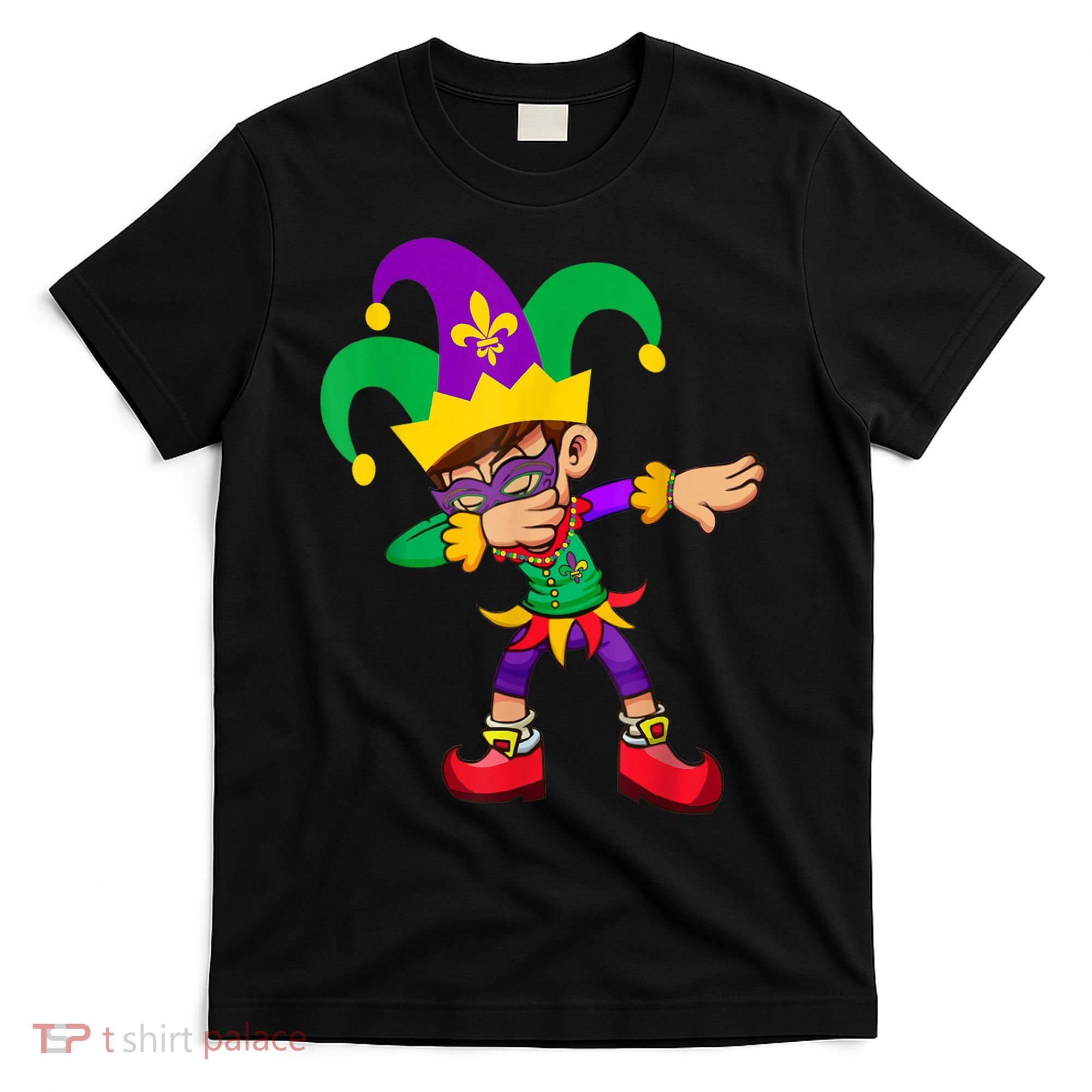 Dabbing Boy Mardi Gras T-Shirt