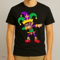Dabbing Boy Mardi Gras T-Shirt thumb 3