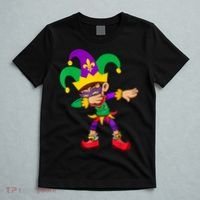 Dabbing Boy Mardi Gras T-Shirt thumb 5