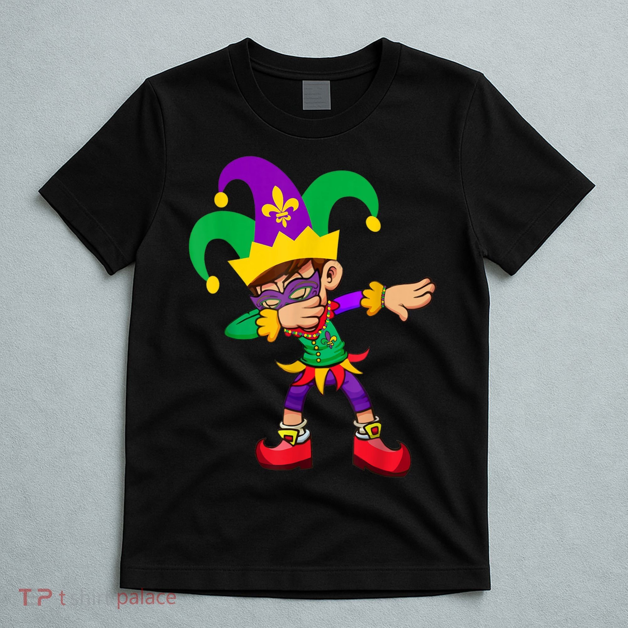 Dabbing Boy Mardi Gras T-Shirt