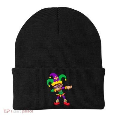 Dabbing Boy Mardi Gras Beanie