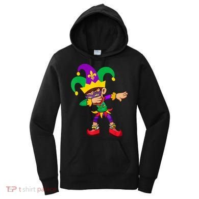 Dabbing Boy Mardi Gras Women's Hoodie