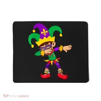 Dabbing Boy Mardi Gras Mousepad