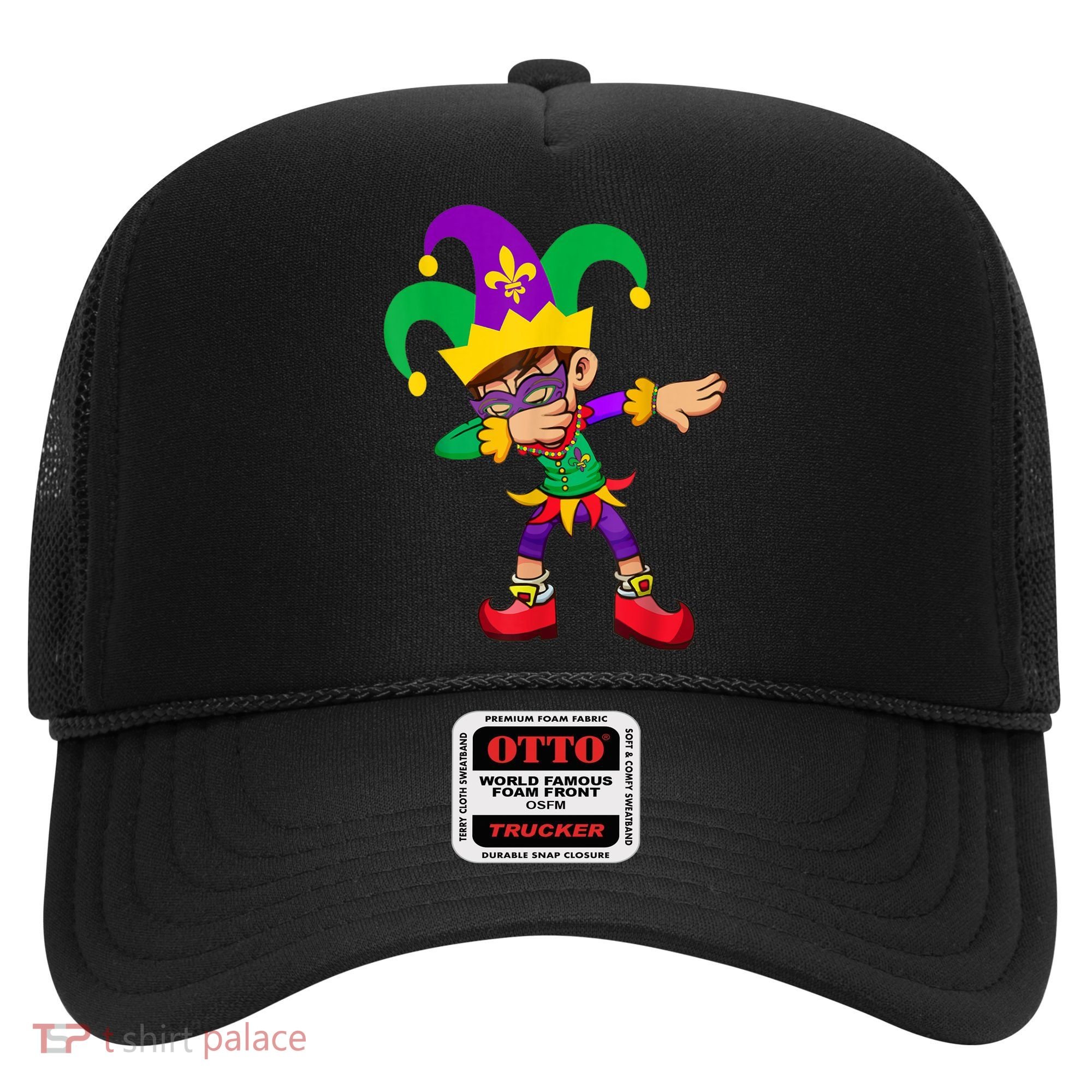 Dabbing Boy Mardi Gras Hat