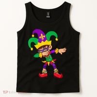 Dabbing Boy Mardi Gras Tank Top thumb 2