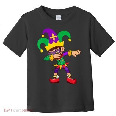 Dabbing Boy Mardi Gras Toddler T-Shirt