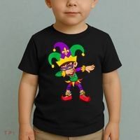 Dabbing Boy Mardi Gras Toddler T-Shirt thumb 2