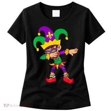 Dabbing Boy Mardi Gras Women's T-Shirt