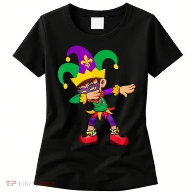 Dabbing Boy Mardi Gras Women's T-Shirt