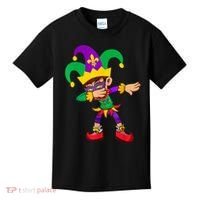 Dabbing Boy Mardi Gras Kids T-Shirt thumb 0