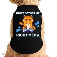 Don't Bother Me Right Meow Gaming Kawaii Gamer Anime Cat Doggie Tank thumb 0