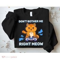 Don't Bother Me Right Meow Gaming Kawaii Gamer Anime Cat Sweatshirt thumb 2