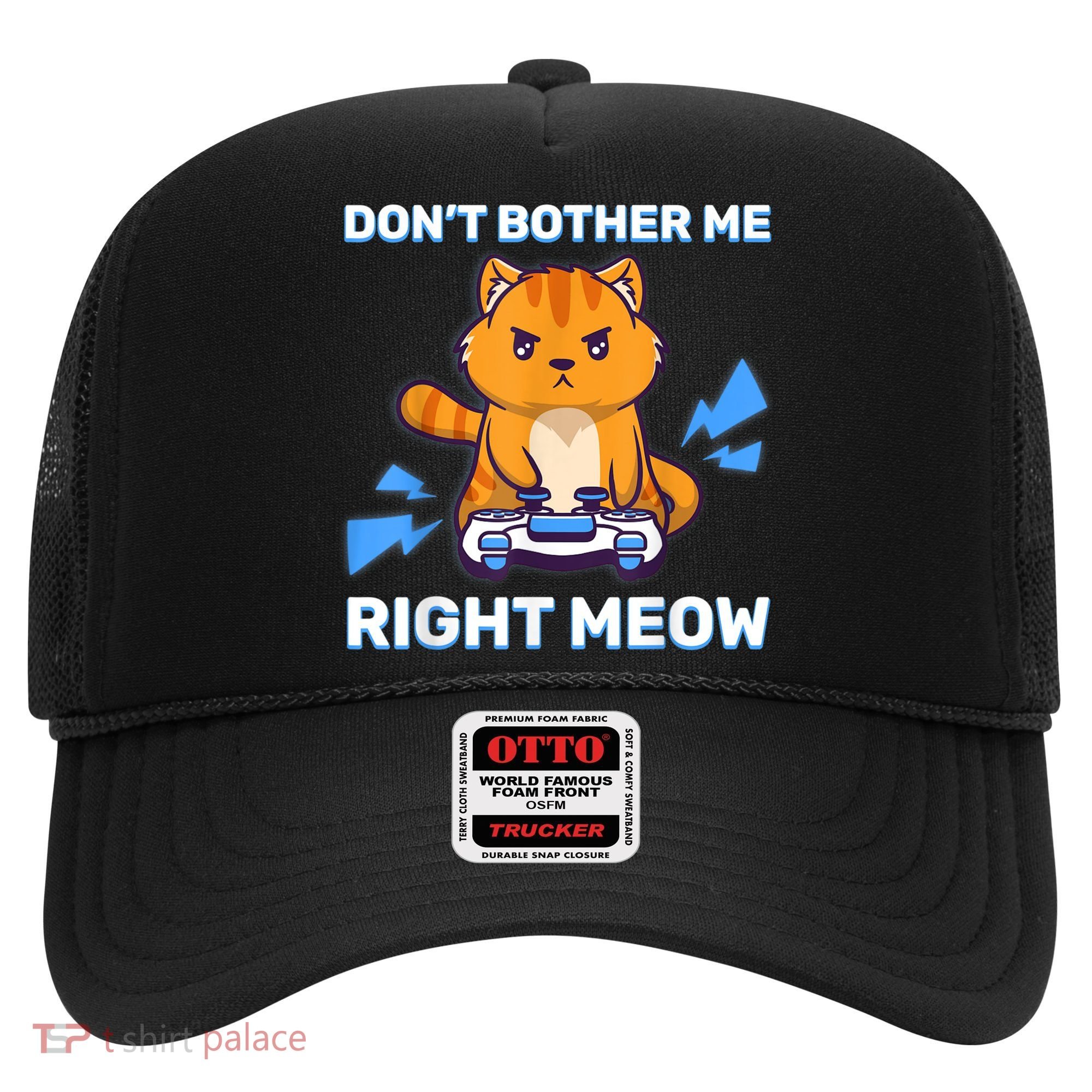 Don't Bother Me Right Meow Gaming Kawaii Gamer Anime Cat Hat