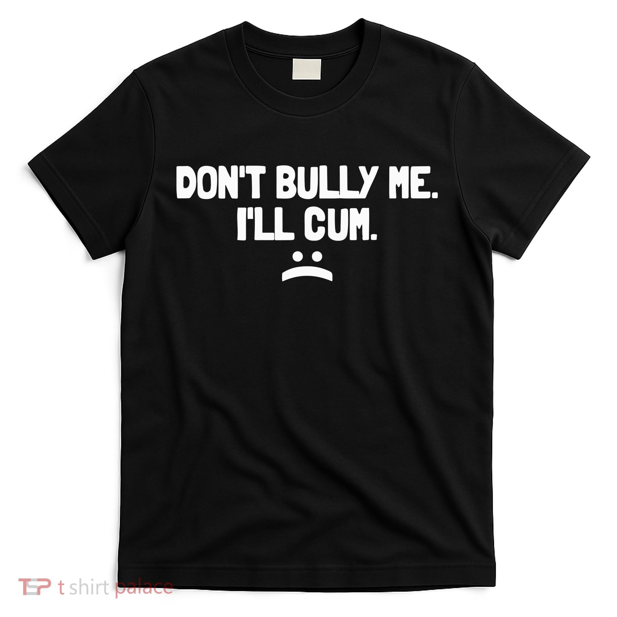 Don't Bully Me I'll Cum Funny Saying T-Shirt