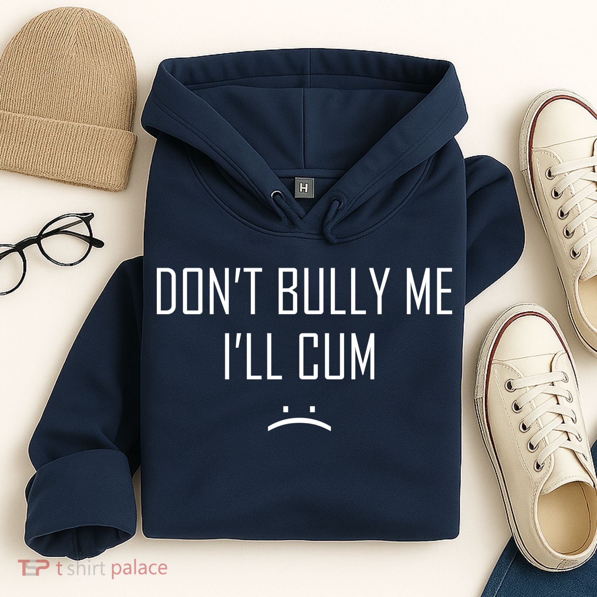 Don't Bully Me I'll Cum Funny Saying Hoodie