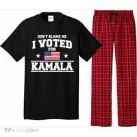 Dont Blame Me I Voted For Kamala Pro Harris Supporter Pajama Set thumb 0
