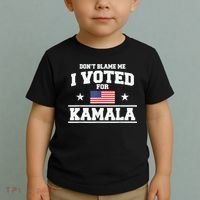 Dont Blame Me I Voted For Kamala Pro Harris Supporter Toddler T-Shirt thumb 2