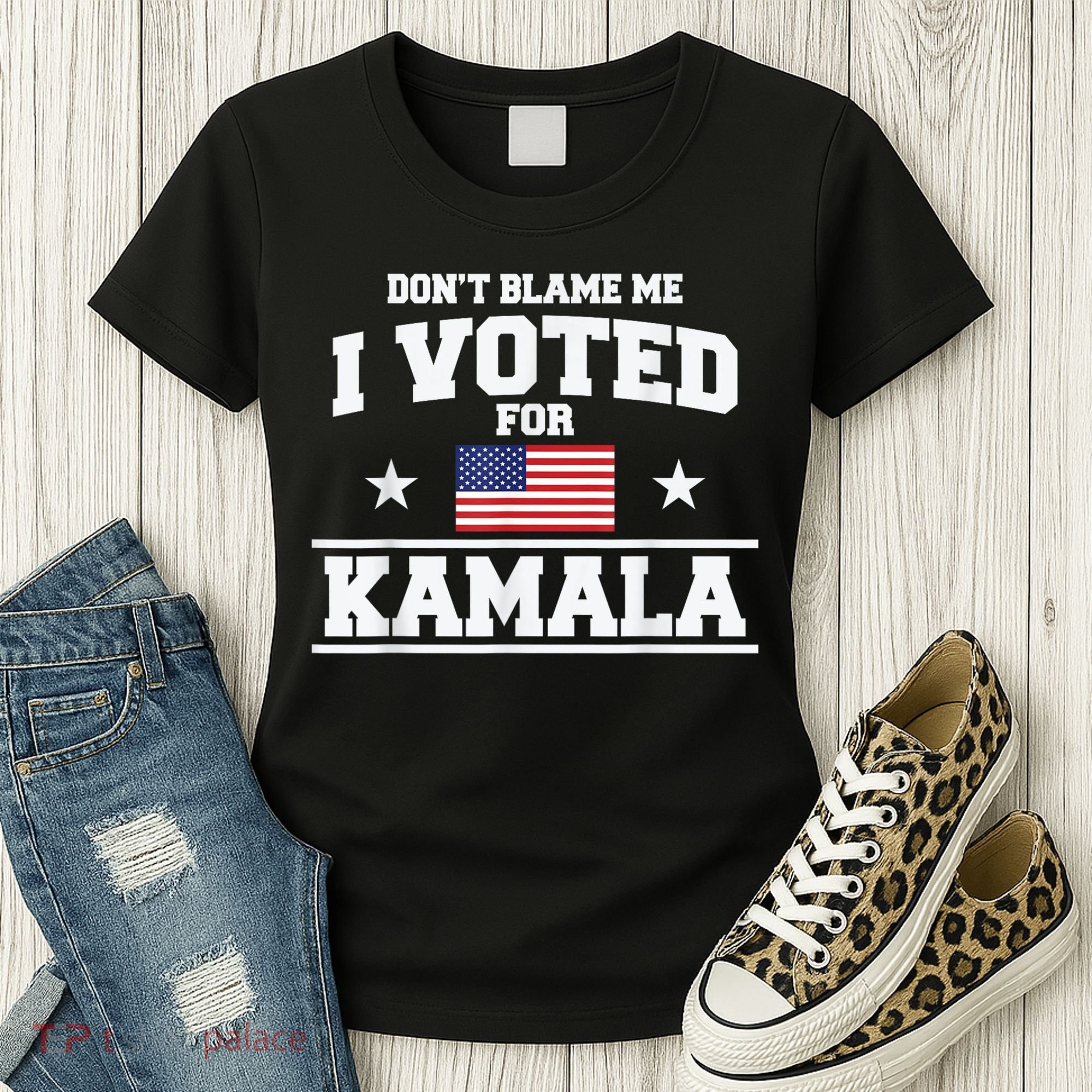 Dont Blame Me I Voted For Kamala Pro Harris Supporter Women's T-Shirt