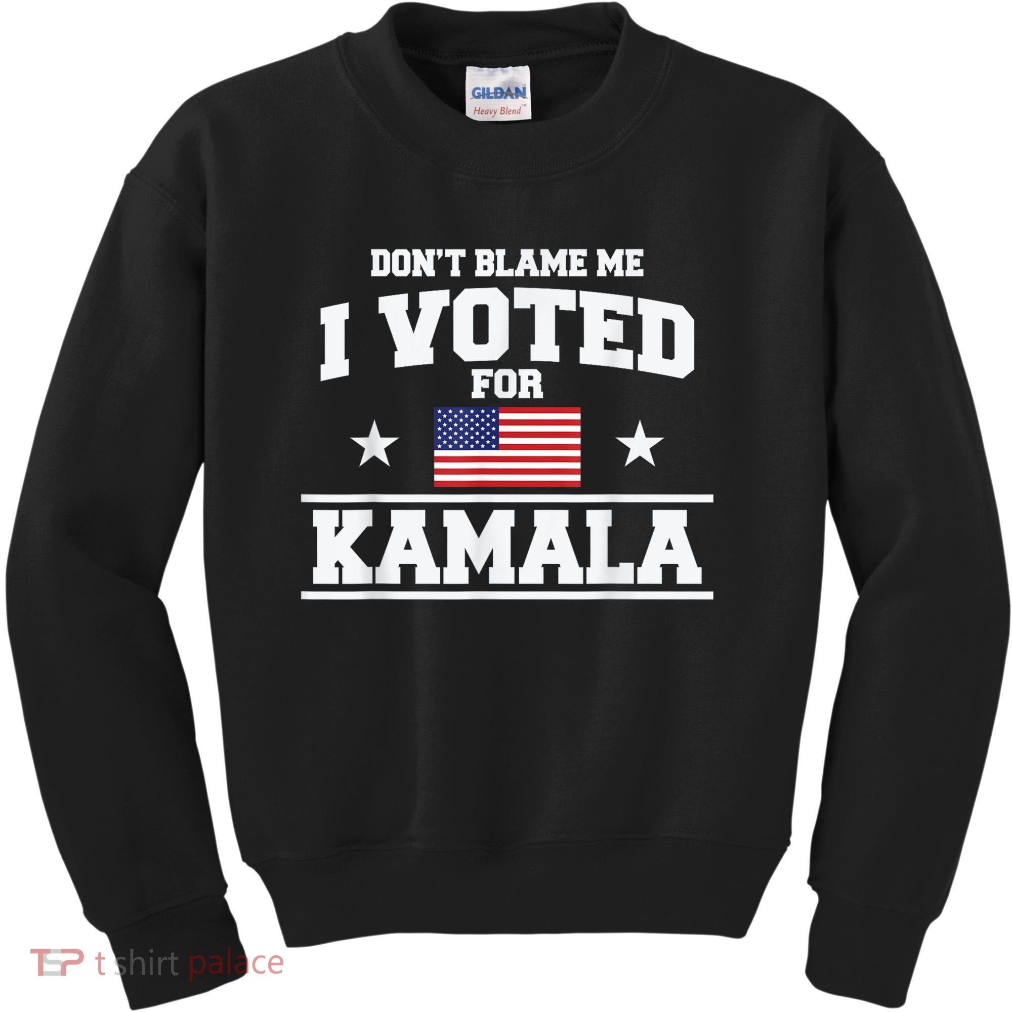 Dont Blame Me I Voted For Kamala Pro Harris Supporter Kids Sweatshirt