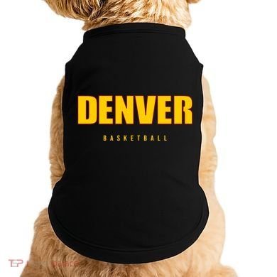 Denver Basketball Mile City High Colorado Practice Jersey Doggie Tank