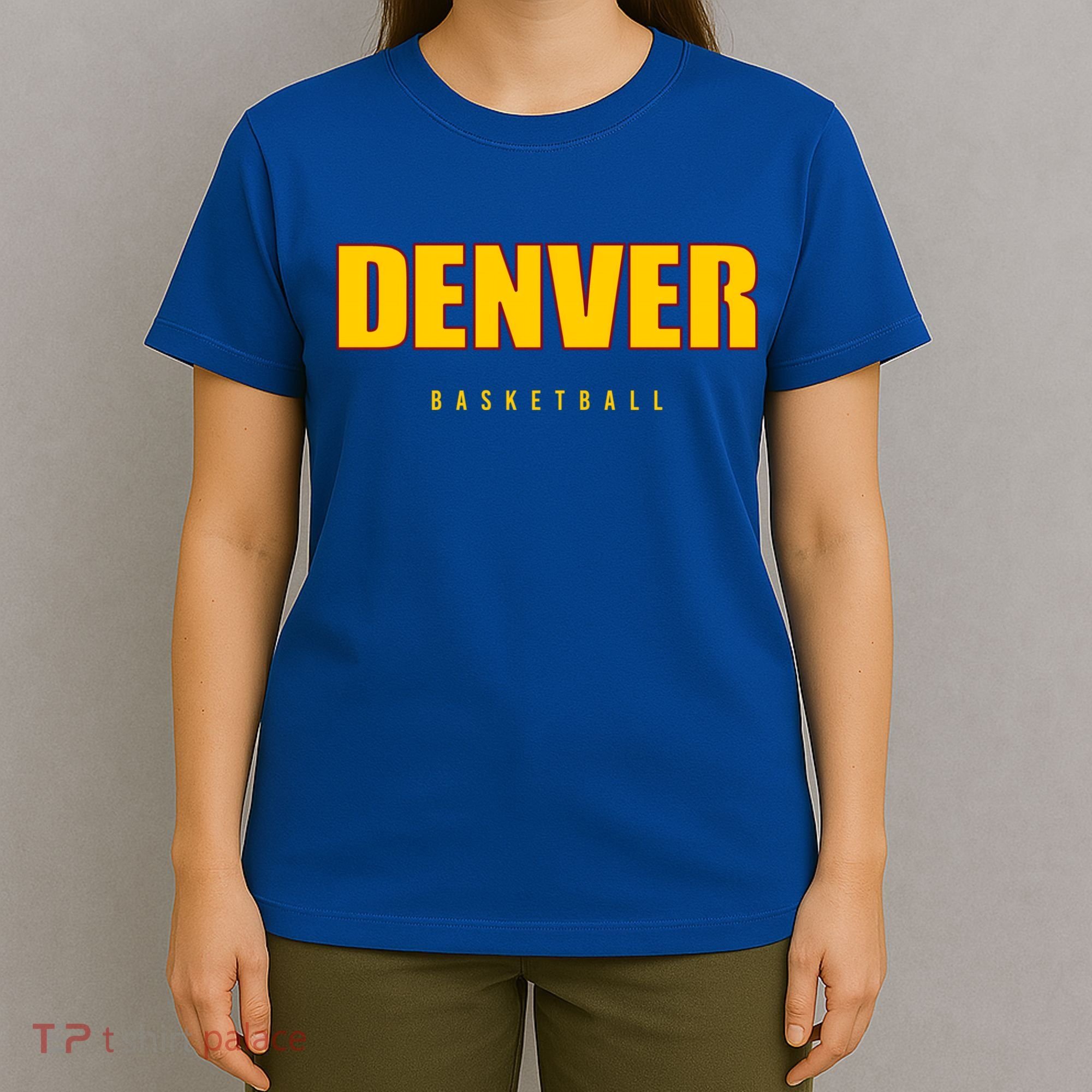 Denver Basketball Mile City High Colorado Practice Jersey T-Shirt