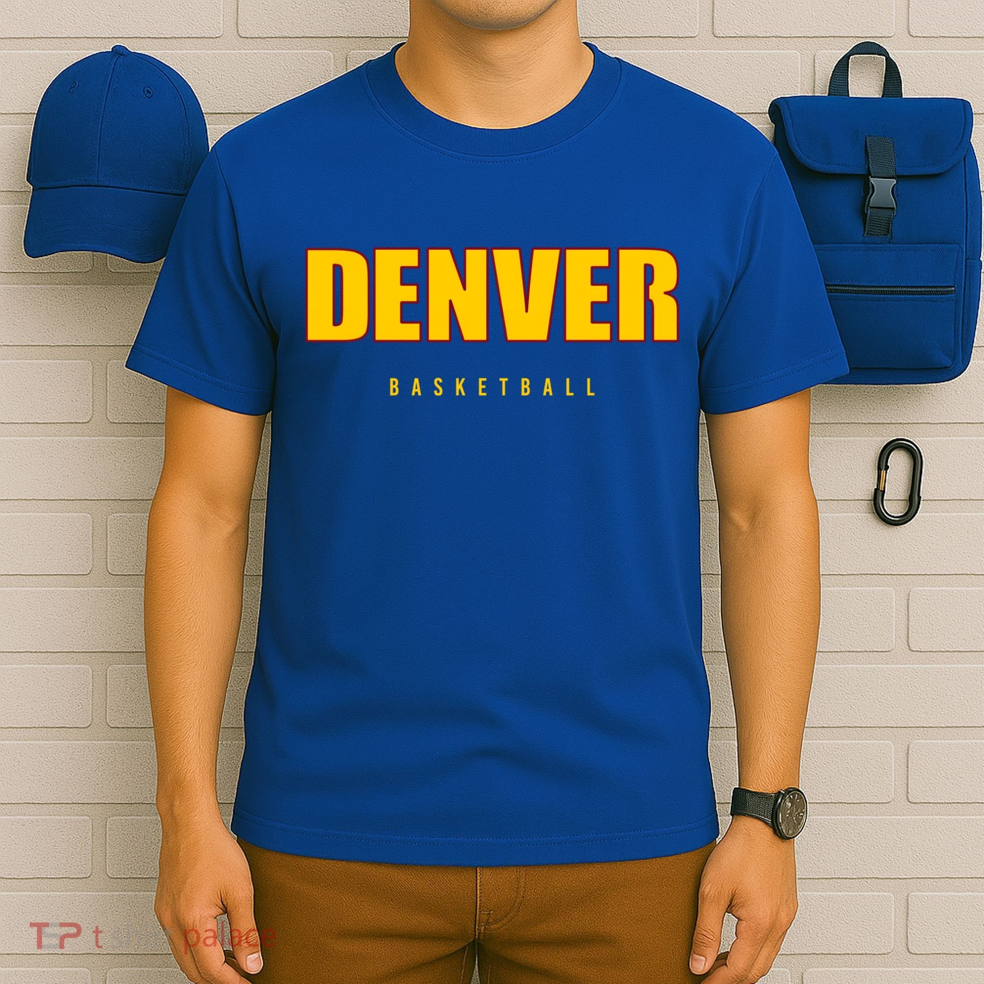 Denver Basketball Mile City High Colorado Practice Jersey T-Shirt