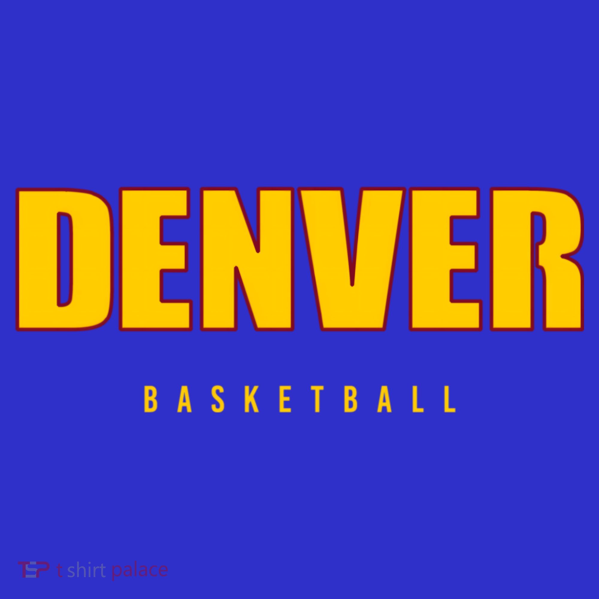 Denver Basketball Mile City High Colorado Practice Jersey T-Shirt