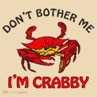 DonT Bother Me IM Crabby Funny Apparel Tote Bag thumb 4